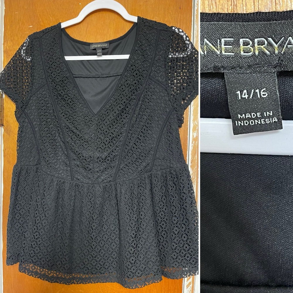 Lane Bryant lace top